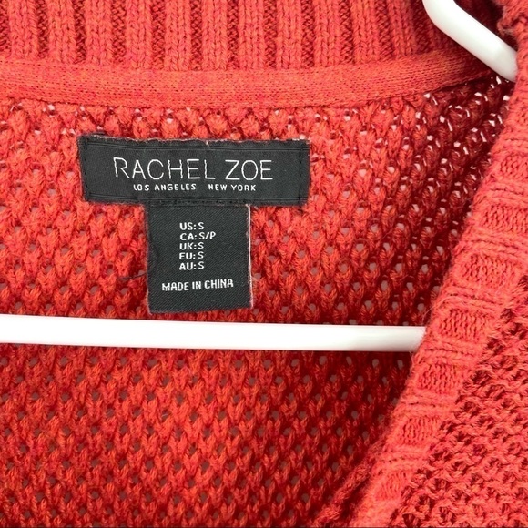 Rachel Zoe Crewneck Button Detail Tunic Sweater Long Sleeves - Picture 5 of 6